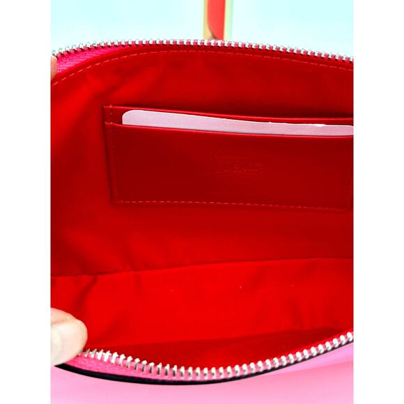 Christian Louboutin Patent Loubila Clutch in Poupidou New - Picture 14 of 15